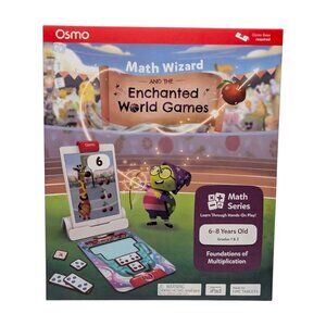 Osmo Math Wizard and The Enchanted World Games for iPad Fire Tablet Ages 6-8